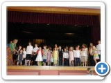 salut final des artistes et leurs profs